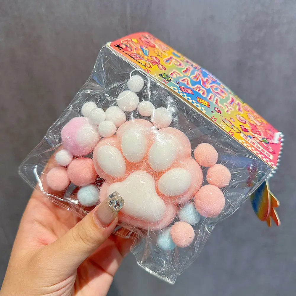 【UBaby】Mainan Anak-anak Taba Squishy Pinch Paw Squeeze Lembut Kucing Pereda Stres Lembut Toys