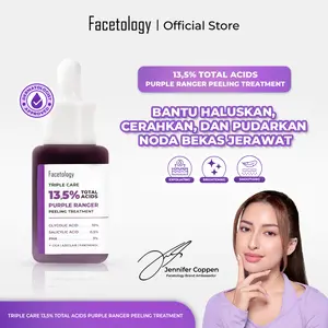 FACETOLOGY Triple Care 13.5% Total Acid Purple Ranger Peeling Serum 33ml / HenecoBeauty