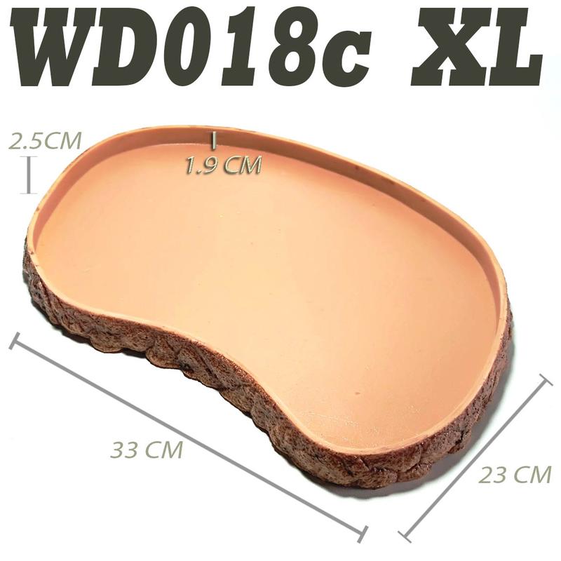 WD018C FEEDING DISH FEEDINGDISH FEEDER FOODDISH TEMPAT MAKAN WADAH MAKANAN PAKAN PELET HEWAN REPTILE TORTOISE TORTO KURA KURA SULCATA YNIPHORA RADIATA PARDALIS ALDABRA CHERRY HEAD REDFOOT IGUANA KADAL LIZARD PERLENGKAPAN HEWAN REPTILE 3