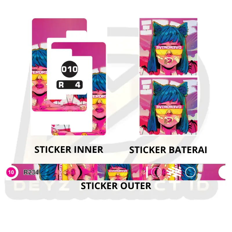 Set Stiker Variasi 233 Cutting Motorcycle 1