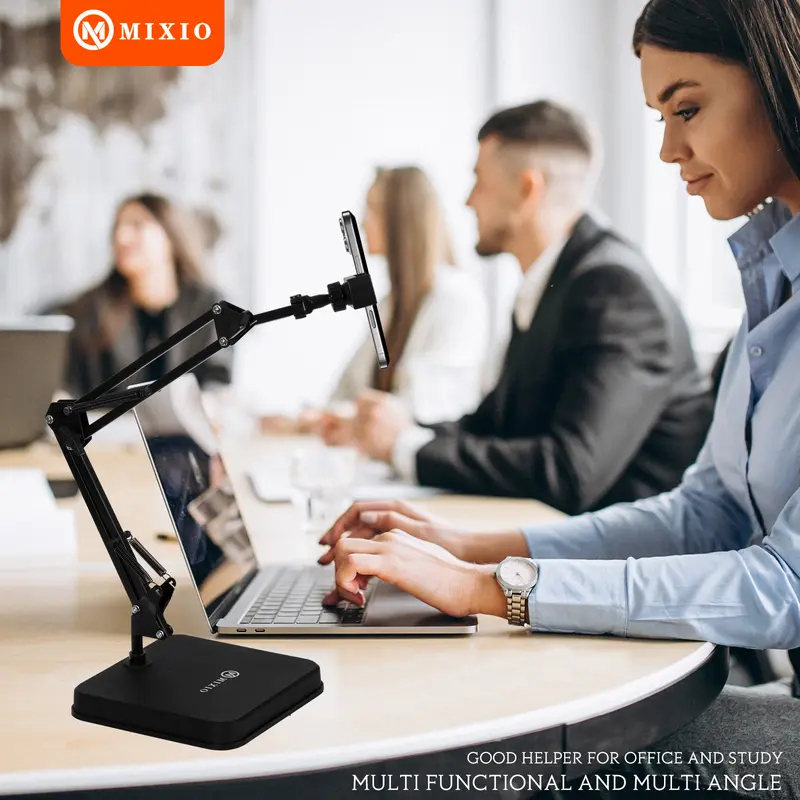 MIXIO S98 2 in 1 Lazypod Stand Holder Hp Arm Stand 8