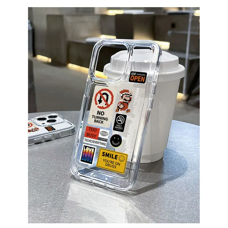 AS7 - Matte Case IPhone 13 13pro 13px 15 15pro 15px 15plus 14 14pro 14px 14plus 7/8 7+/ 8+ 12 12 Pro 12 Px X XR XS XSMAX Casing IP 11 11PRO 11PX 1ini 12Mini Kesing Hp Premi Pabrik Super Mario 5