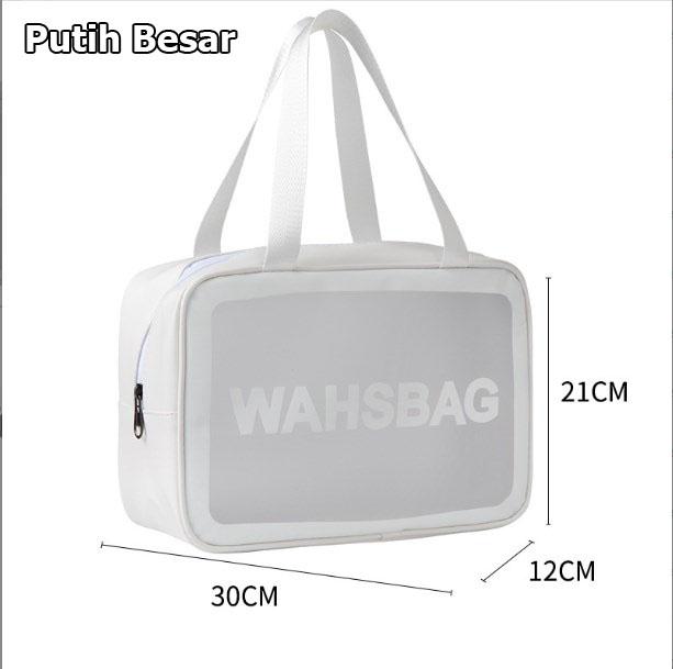 Penyimpanan Kosmetik Transparan WASHBAG Waterproof High Quality - Travel Organizer Bag 6