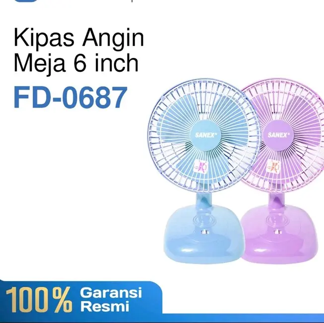 KIPAS ANGIN SANEX 6IN 6" KIPAS SATE