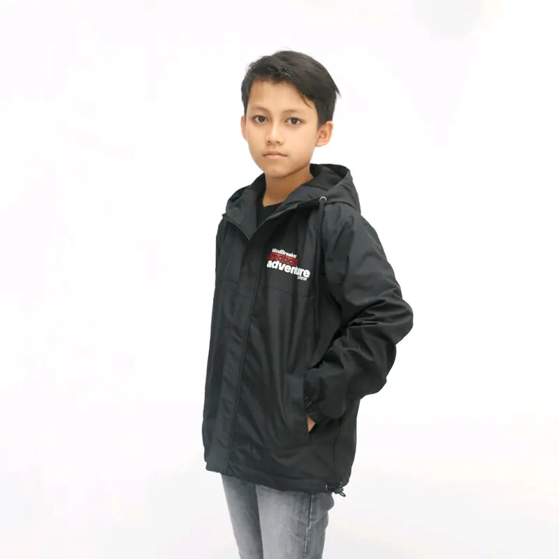 redbox jaket anak laki laki tanggung remaja junior usia 9-17tahun Hitam 3