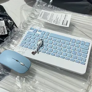 [CDOS] 3in1 Macaron 10 inch Wireless Bluetooth Keyboard Mouse Set Lightweight Portable Colorful