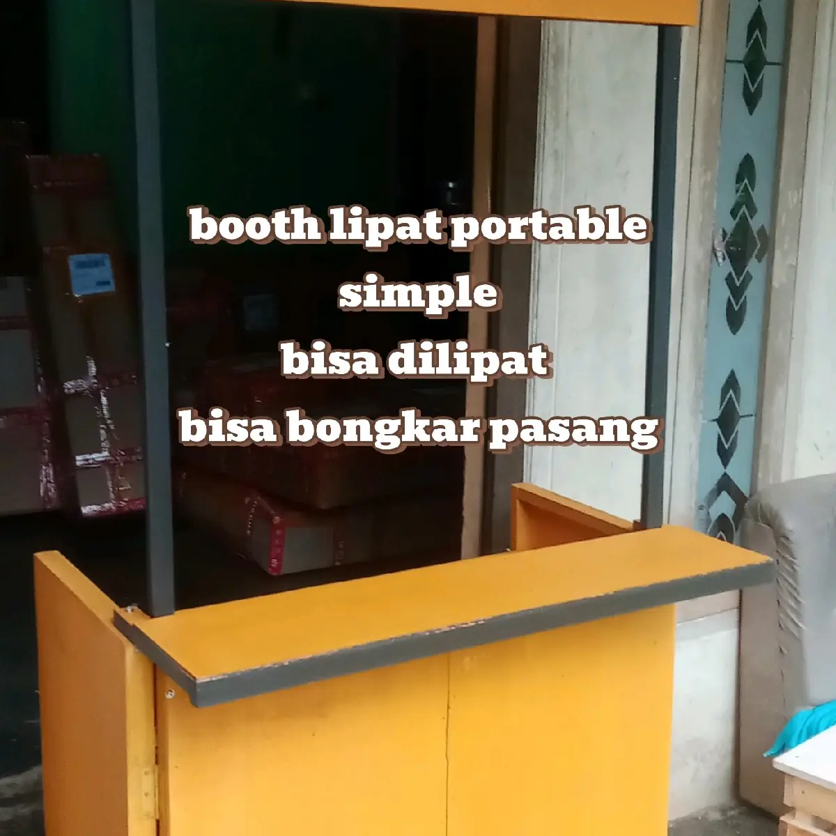 booth lipat portable/ meja lipat/ booth meja jualan/ simple buat dagang Furniture