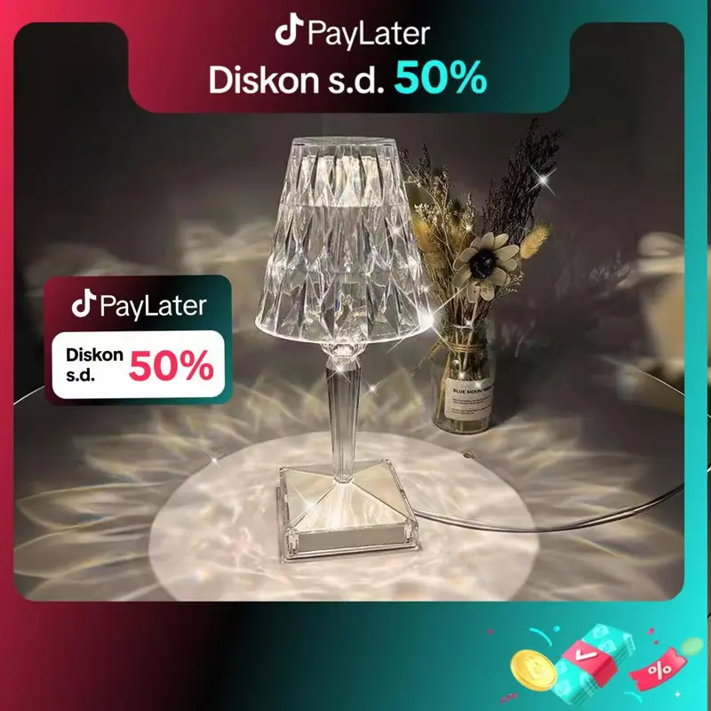Lampu crystal/lampu suasana /lampu tidur anak/lampu yang dapat diatur warna/lampu hadiah/lampu yang bagus dan cantik/lampu bintang langit Kamar 0