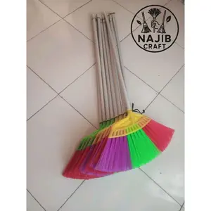 sapu lantai senar nilon dragon Gagang Kayu