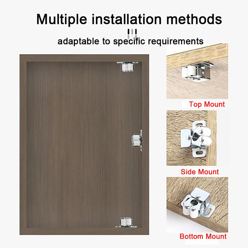 Product Introduction of Cản Cửa Trượt Tủ Quần Áo, Bộ 4 Miếng, Miếng Đệm Bằng Thép Không Gỉ, Phụ Kiện Gia Đình, Vật Liệu Màu Bạc ZQ 6
