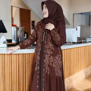 Gallery Abaya Makassar_Abaya Mahogani Jasmine wanita
