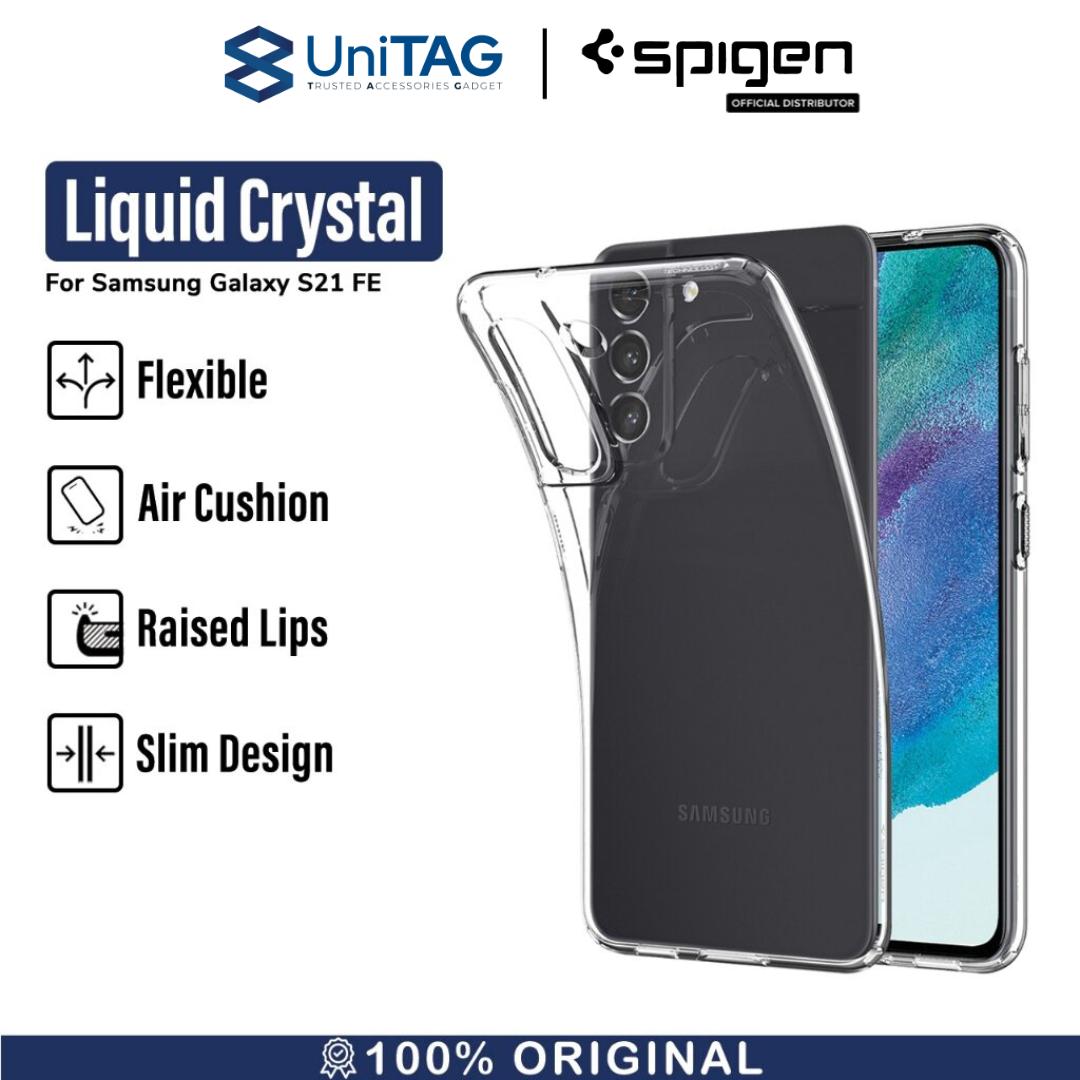 Case Samsung Galaxy S21 FE Spigen Liquid Crystal Slim Clear TPU Casing