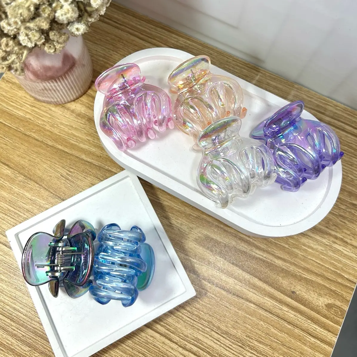 JEDAI BANGKOK HOLOGRAM GLITTER JEDAI HOLOGRAM TERBARU JEDAI RAMBUT HOLOGRAM JEPIT KOREAN STYLE Clips Aksesoris