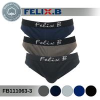 Gambar Felix.B Men's Underwear Celana Dalam Pria  Brief FB111063-31 Isi 3 Pcs - XXL dari FELIX.B Kota Administrasi Jakarta Barat 1 Tokopedia