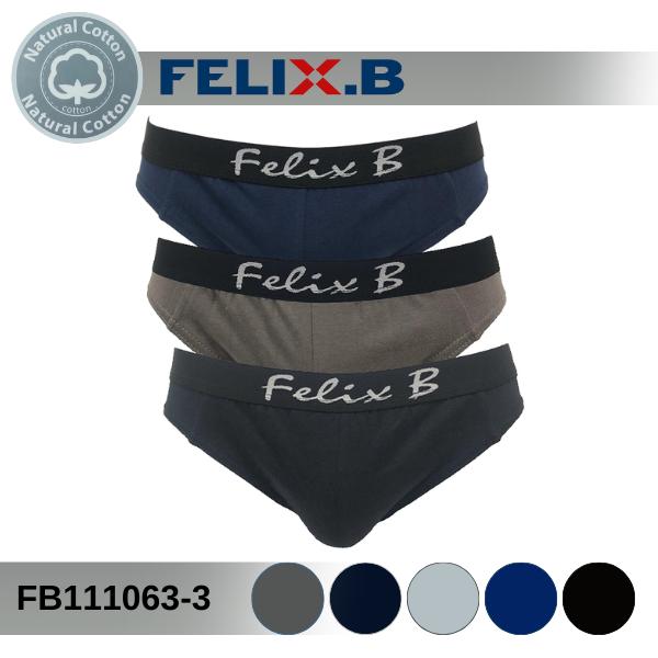 Gambar Felix.B Men's Underwear Celana Dalam Pria  Brief FB111063-31 Isi 3 Pcs - XXL dari FELIX.B Kota Administrasi Jakarta Barat Tokopedia