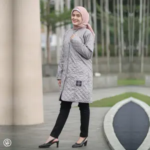 Hijacket Belva Jacket Muslimah Travel untuk Umroh dan Haji | Jaket Parka Outer Panjang Wanita