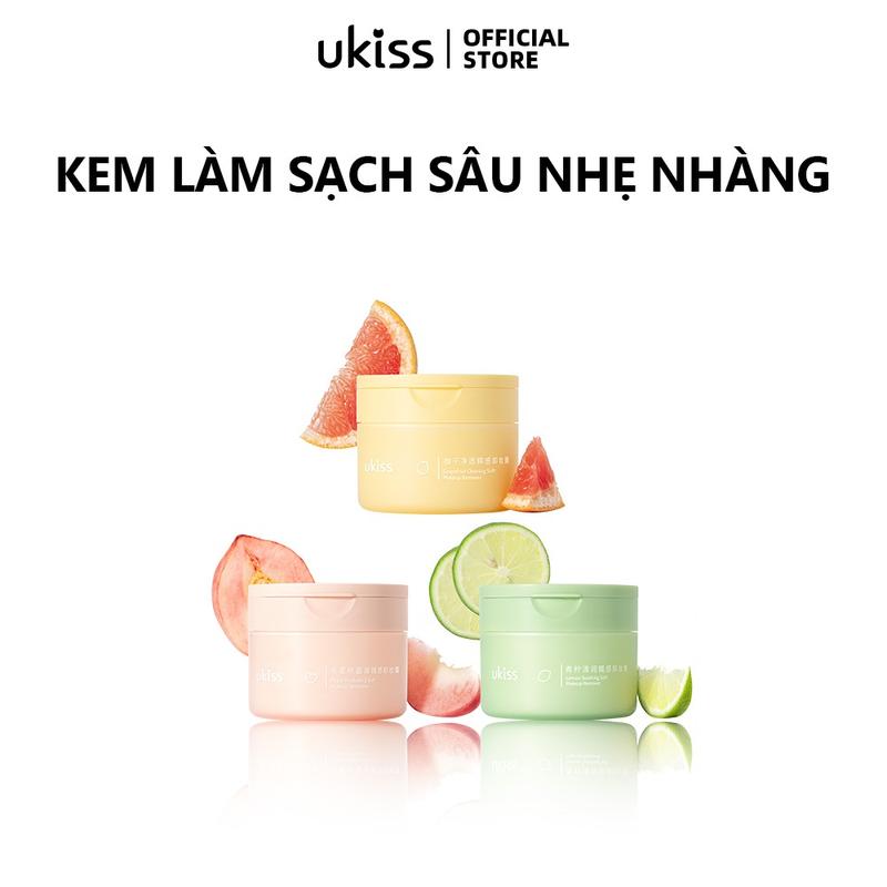 UKISS Kem Tẩy Trang Cho Da Mặt 100g, Kem Làm Sạch Sâu Nhẹ Nhàng, Có Sẵn Cho Da Nhạy Cảm Cosmetic Mỹ Phẩm Nữ