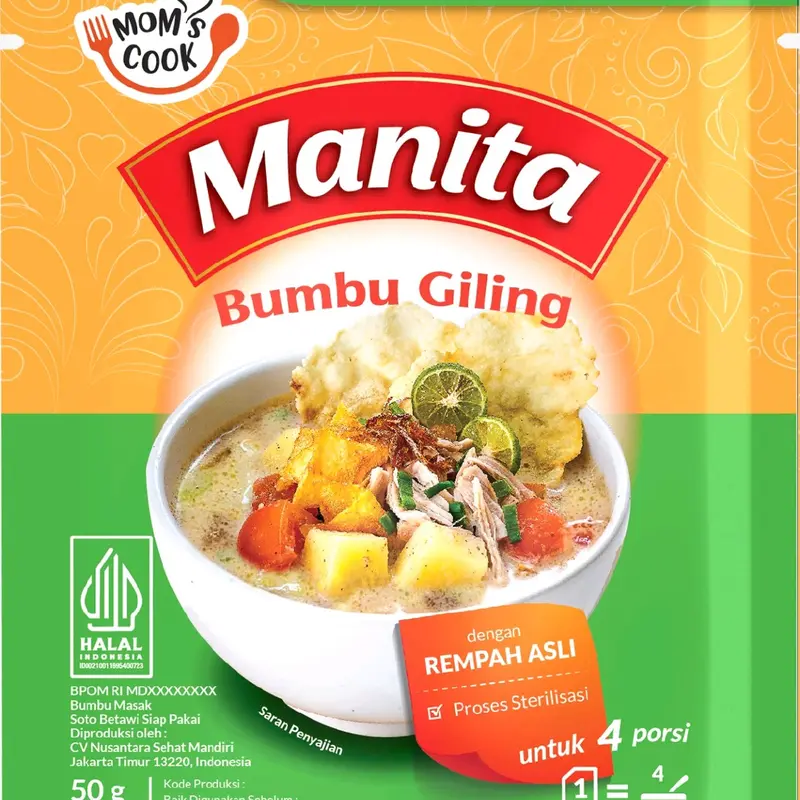 MANITA BUMBU NASI GORENG DAN BUMBU MASAK Instan masakan rumahan 7