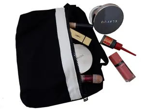 Frave Basic Pouch / Frave Tools Organizer / Basic Pouch / Canvas Pouch Hitam Kanvas