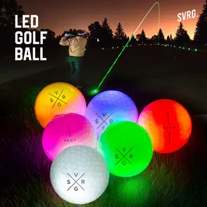 SVRG Led Glowing Golf Ball - Bola Golf Malam Glow in the Dark Led