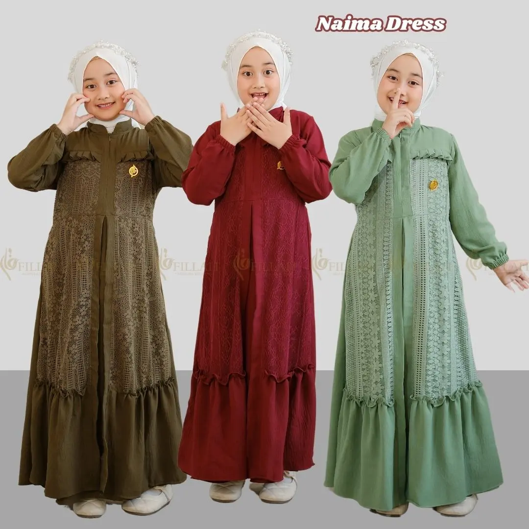 Gamis Anak perempuan 2 - 11 Tahun  Gamis Lebaran Gamis Remaja  Gamis Crinkle Baju Gamis Anak Perempuan  Gamis Putih Anak Perempuan Gamis Umroh Gamis Manasik