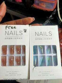 Product Review of Kuku Palsu Panjang Gradasi Ungu Nails #23 (J) - Art & Polish from M**🌹 0