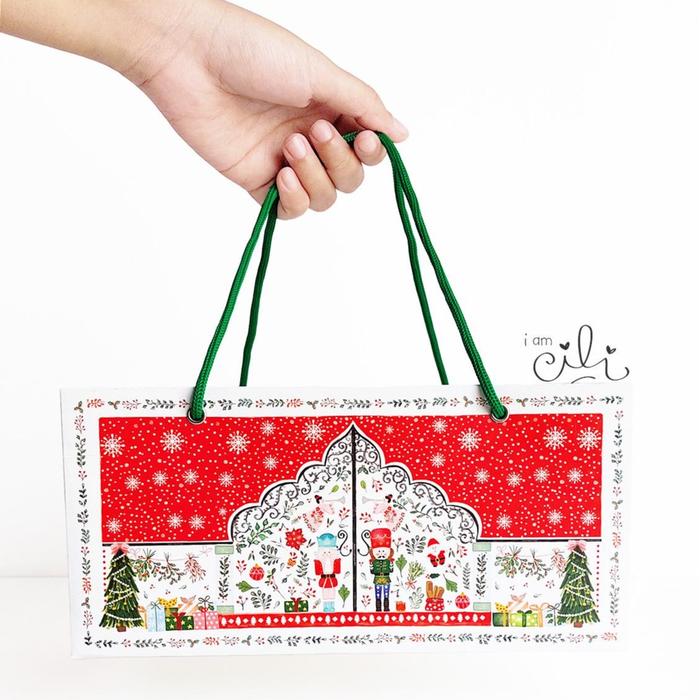 Gambar (PAPERBAG SEKAT-PIXIE) paperbag dus nastar sekat natal/merry christmas dari i am CiLi Kota Tangerang Tokopedia
