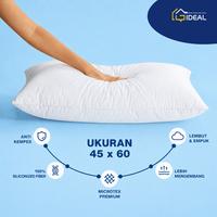 Gambar IDEAL Bantal Hotel Premium 45x60 Microfiber Nyaman Anti Kempes Ekonomis dari IDEAL Official Store Kota Tangerang 1 Tokopedia