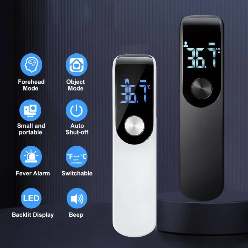 Termometer Infrared Pengukur Suhu Tubuh Termometer Non Kontak Inframerah Termometer Digital  Dahi Untuk Demam Rumah Thermogun Alat Pengukur Suhu Badan