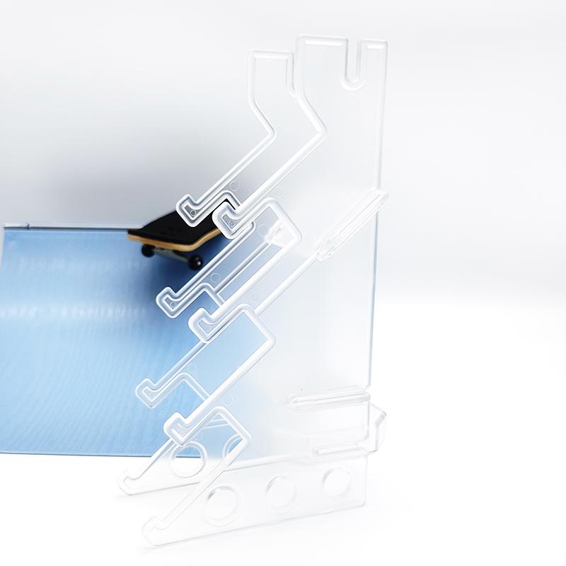 Fingerboard display rack Professional fingerboard storage rack Fingerboard plastic floor rack easy to install 2