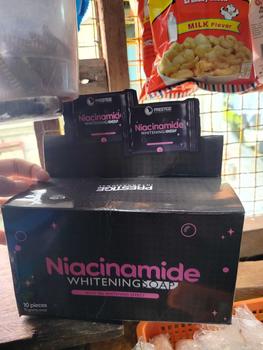 Product Review of [10pcs] Niacinamide Whitening Soap with 10x whitening effect + FREE 2pcs Gayuma Bleaching Soap by Prestige International Body Care Body Wash Cleansing Cleanser Skin Repair Skin Care from J**y i**o 0