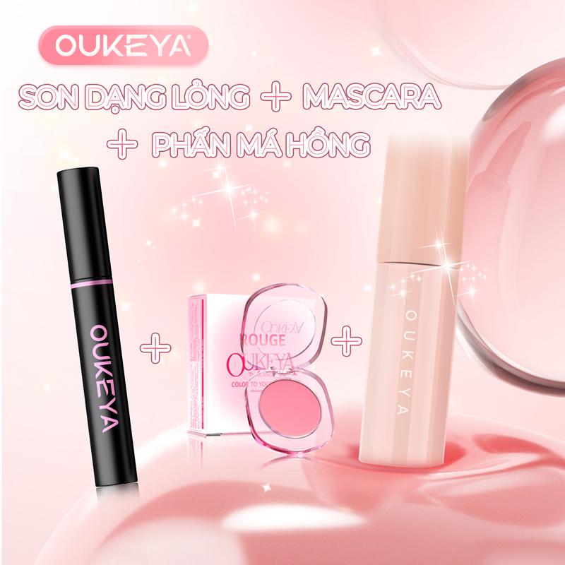  Combo Mascara + Son Dạng Lỏng + Phấn Má - Ưu Đãi Bất Ngờ 