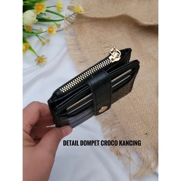 Dompet Lipat Wanita Croco Best Quality | Dompet Lipat Mini 3