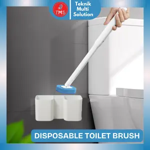 TMS - Disposable Toilet Brush Sikat Pembersih Sekali Pakai Sponge Sikat Kamar Mandi
