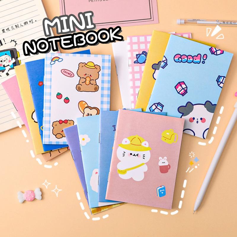 Notebook Maliit (1 PCS) Mini Pocket Notepad Cute Design Portable Notebook Memo - TikTok ...