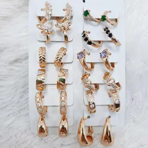 ANTING JEPIT/ANTING KLIP WANITA GIWANG MIX MODEL ET 17 Earrings