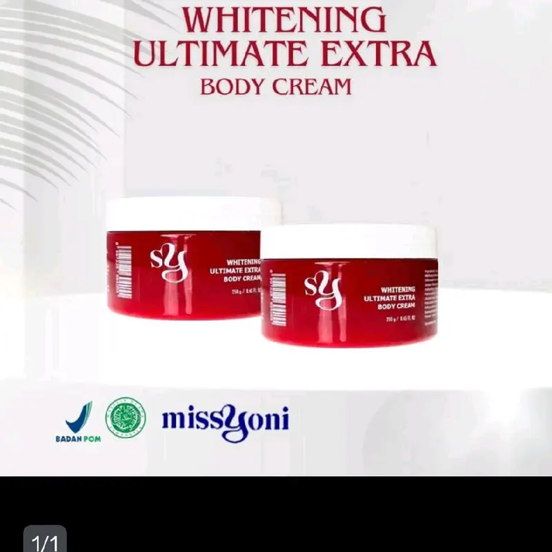 BUNDLE ISI 2 PCS WHITENING ULTIMATE EXTRA BODY CREAM 250gr 0