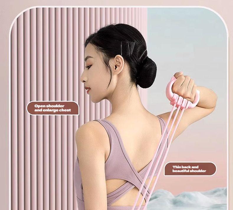 Product Introduction of "6 Levels Adjustable Resistance Bands Set for Home Gym, Full Body Workout with Handles & Ankle Straps" Portable Fitness Equipment for Muscle Training " 11