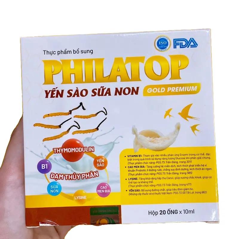 Philatop đạm sữa non tổ yến cao cấp- Tăng sức khoẻ và đề kháng cho trẻ biếng ăn chậm lớn và người già