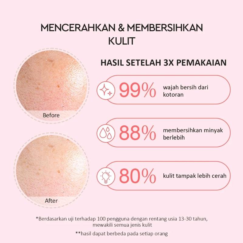 Clay Stick Glad2Glow Pomegranate Niacinamide Brightening 25g untuk Mencerahkan Wajah wajah berjerawat tea tree oil masker jerawat masker wajah untuk chicken skin g2gclaystickpink masker roll 7