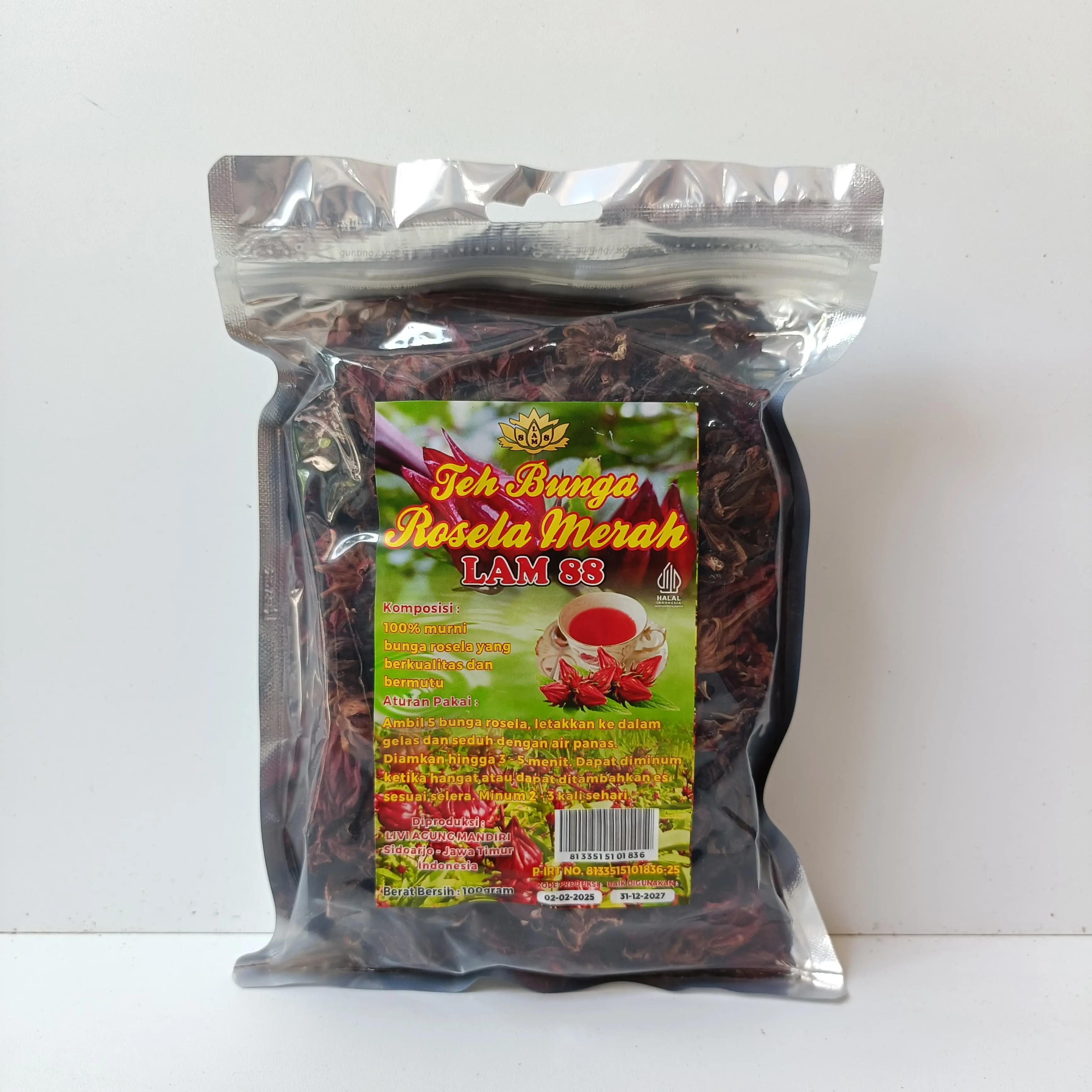 TEH BUNGA ROSELLA MERAH - ROSELLA MERAH