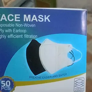 Masker Duckbill Face Mask Earloop Tali Kuping 3ply isi 50pcs