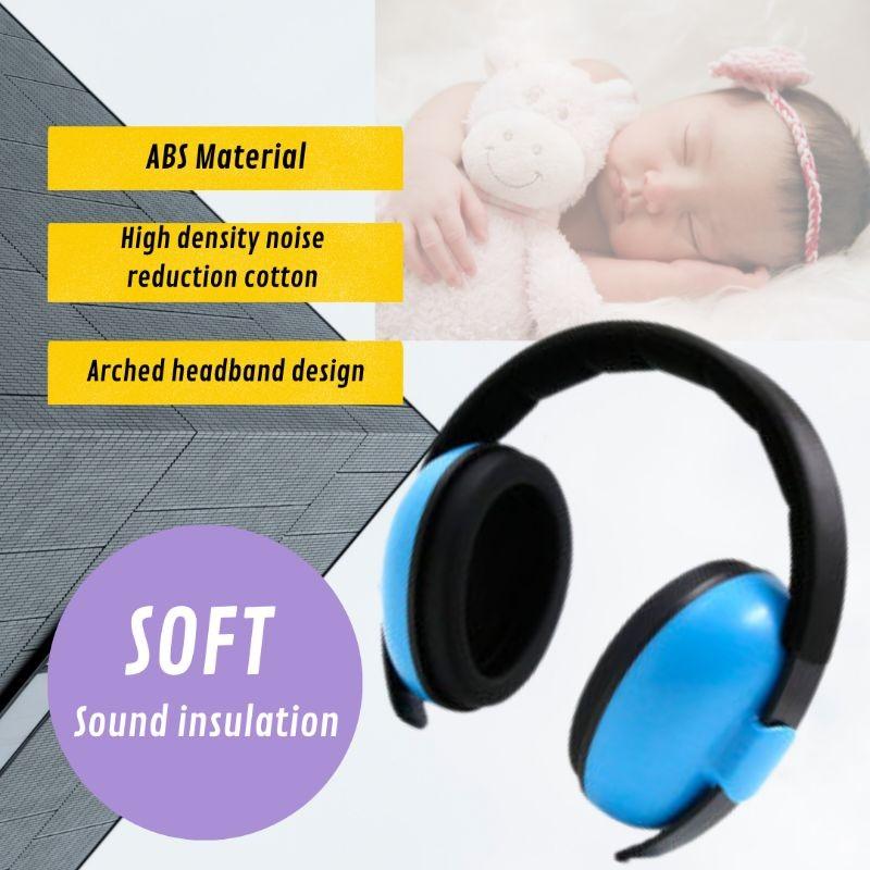Peredam suara penutup telinga earmuff bayi dan anak (peredam bising dan saat naik pesawat) 1