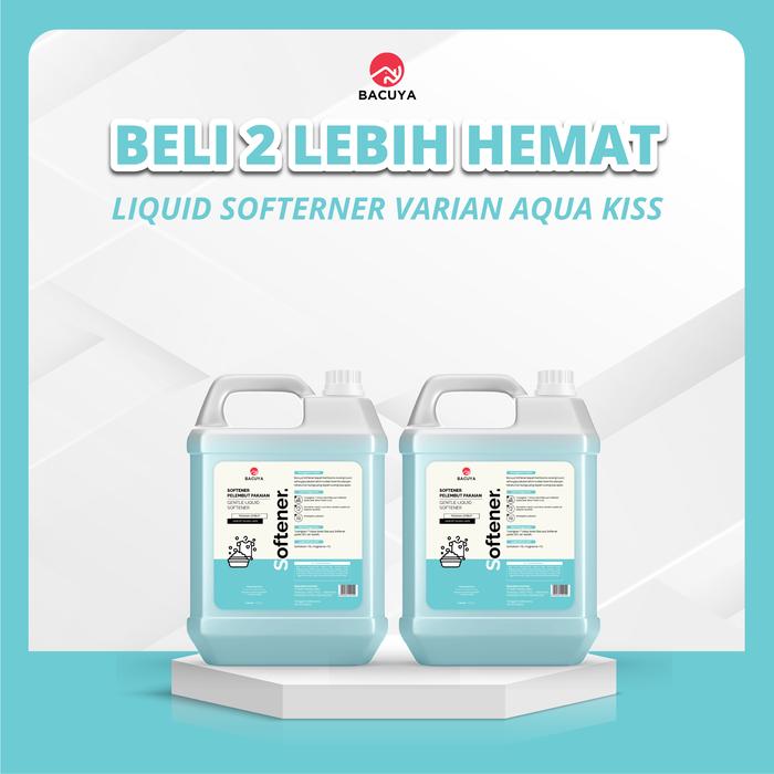 Gambar [BUNDLING] - Bacuya Liquid Softener Beli 2 Lebih Hemat Aroma Aqua Kiss Pewangi Pakaian Softener Pakaian 1000ML dari BACUYA Kota Tangerang Tokopedia