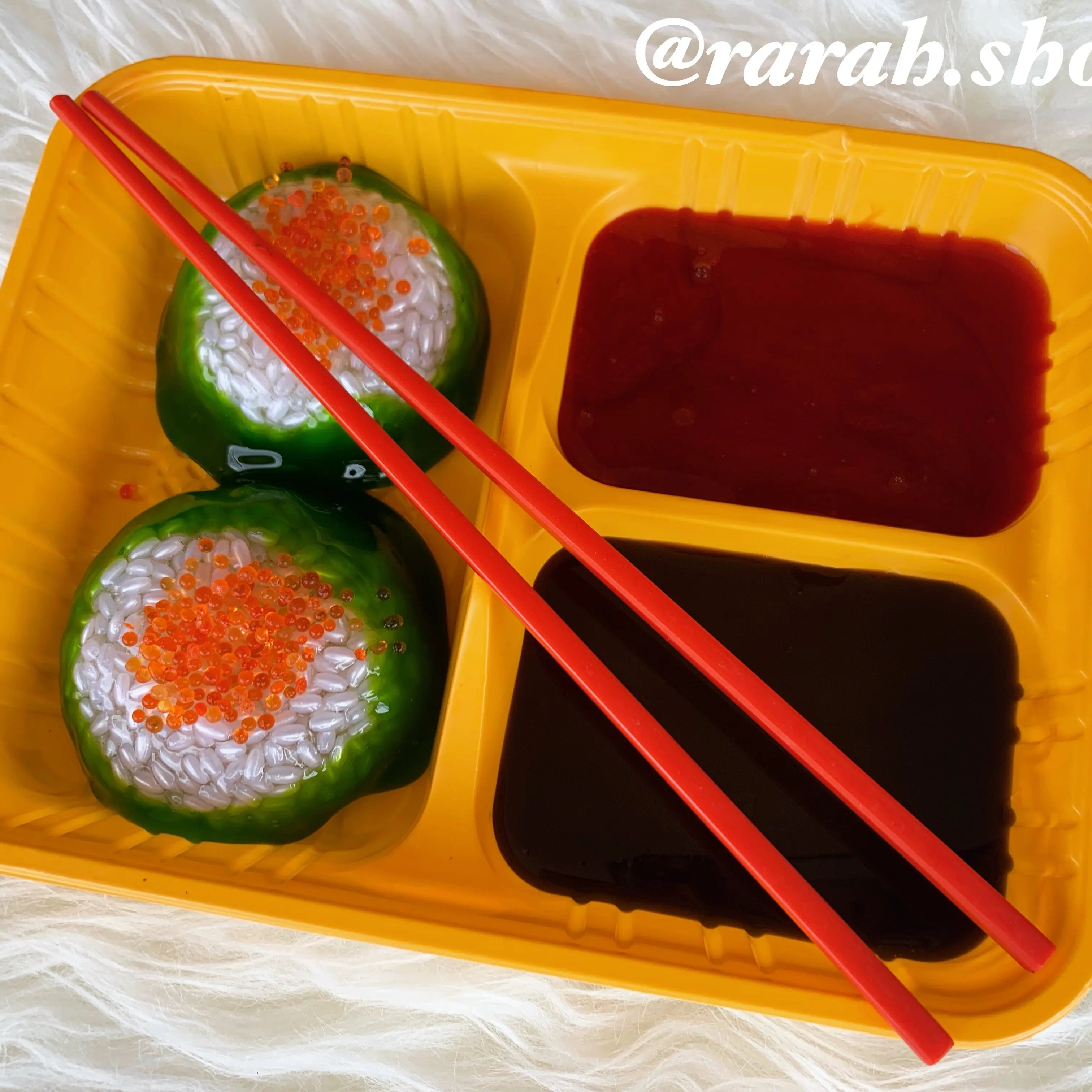 DIY Sushi Slime toys