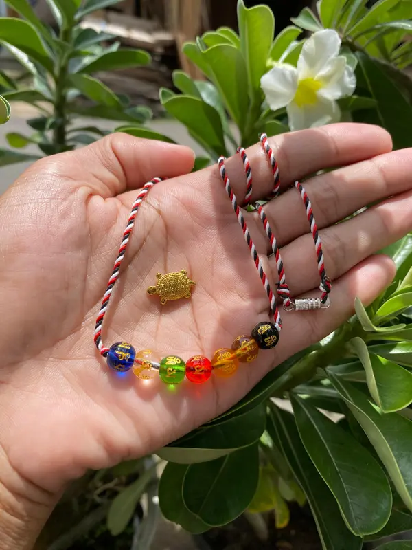 Kalung Tridatu 7 Cakra Khas Bali - Free gelang & kura-kura 1