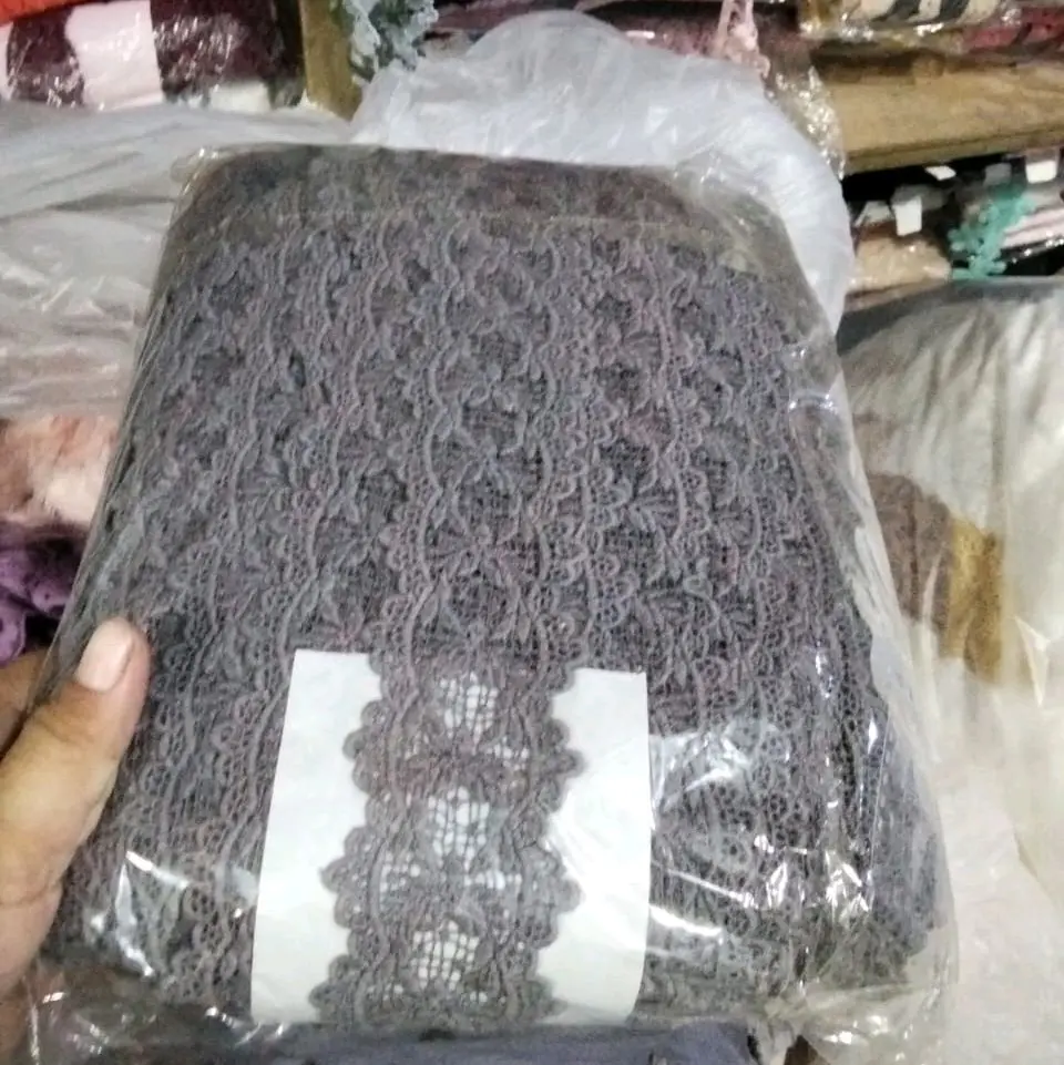 Renda bordir tengah warna abu (per50cm)