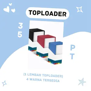 (Bonus Sleeve) 1 PC Premium Toploader 35PT - Pokemon / Demon Slayer / Naruto / One Piece / PhotoCard / Sport