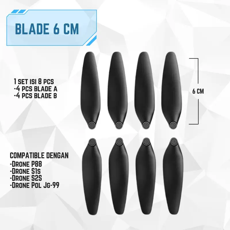 Cleair O2 - Propeller 5.8 cm Baling-baling Drone Remote Control 2