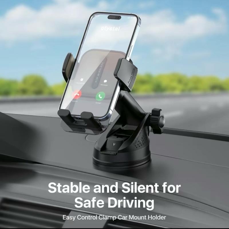 KiiP T01 Car Holder Brown Suction Cup Dashboard Mobil 4